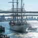 U.S. Coast Guard Cutter Eagle Departs New York During Sail250 Parade of Sail