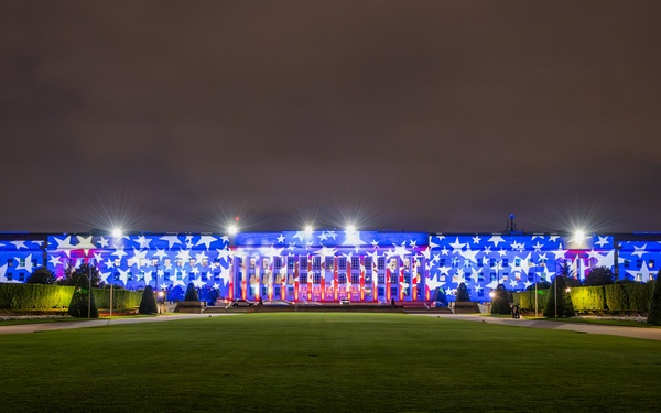 America’s 250th Birthday Pentagon Light Display