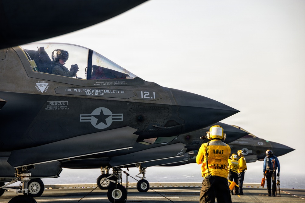 31st MEU | Flight Operations aboard USS Tripoli (LHA 7)