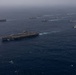 U.S. Navy Warships and Aircraft Transit Arabian Sea