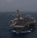 U.S. Navy Warships and Aircraft Transit Arabian Sea