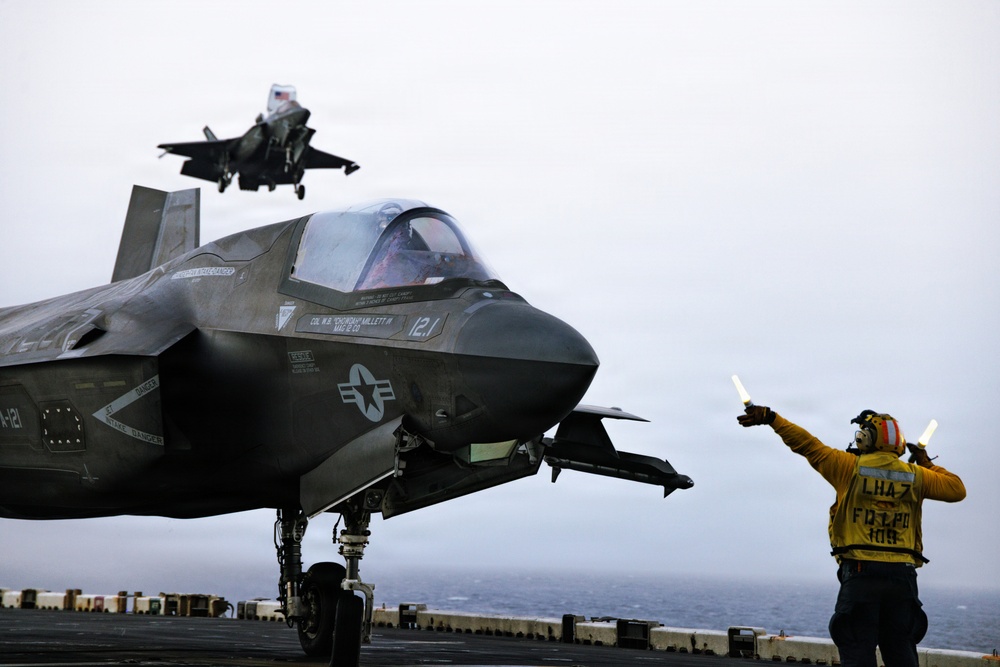31st MEU | Flight Operations aboard USS Tripoli (LHA 7)