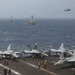 U.S. Navy Warships and Aircraft Transit Arabian Sea