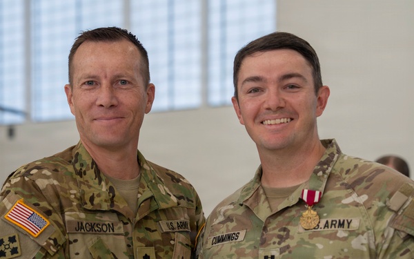 1st AD CAB HHC Change of Command ceremony