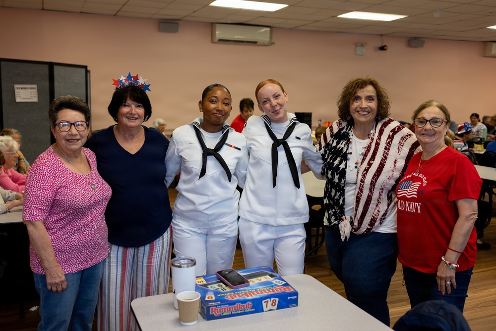 U.S. Marines attend the Great Kills Friendship Club for INR250