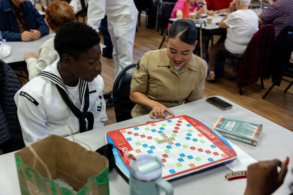 U.S. Marines attend the Great Kills Friendship Club for INR250