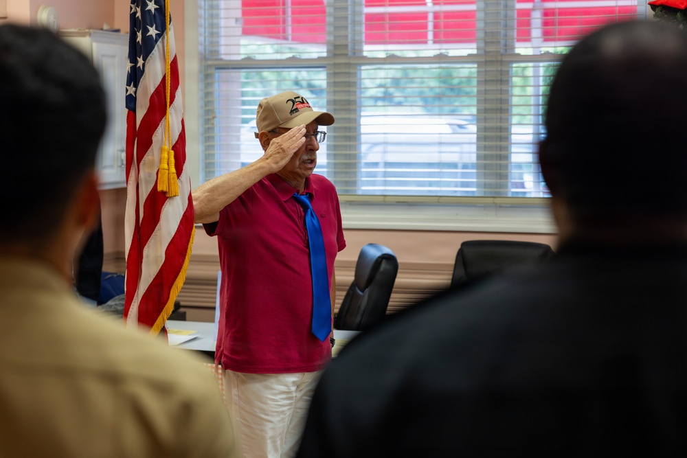 U.S. Marines attend the Great Kills Friendship Club for INR250