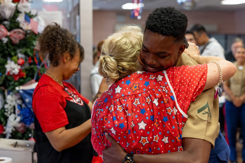 U.S. Marines attend the Great Kills Friendship Club for INR250