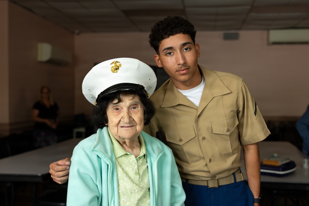 U.S. Marines attend the Great Kills Friendship Club for INR250