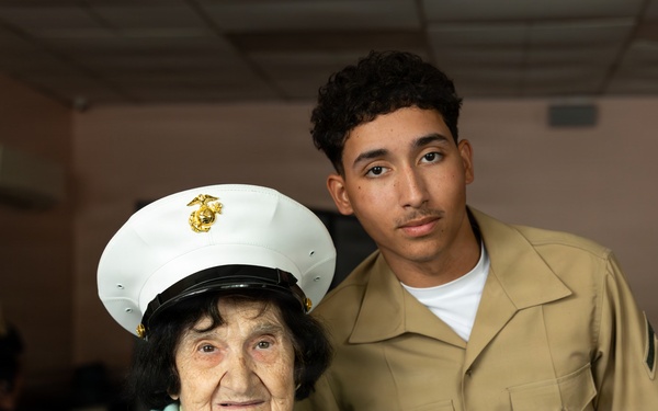 U.S. Marines attend the Great Kills Friendship Club for INR250