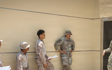 U.S. Marines, Sailors and Soldiers in CENTCOM AOR conduct Joint-Service Walking Blood Bank training