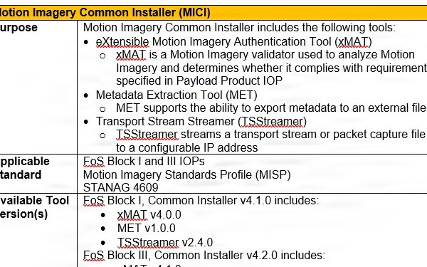 JSIL UAS Interoperability Test Tool Catalog