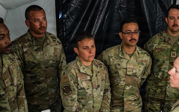 SOUTHCOM Commander Meets CRE Airmen