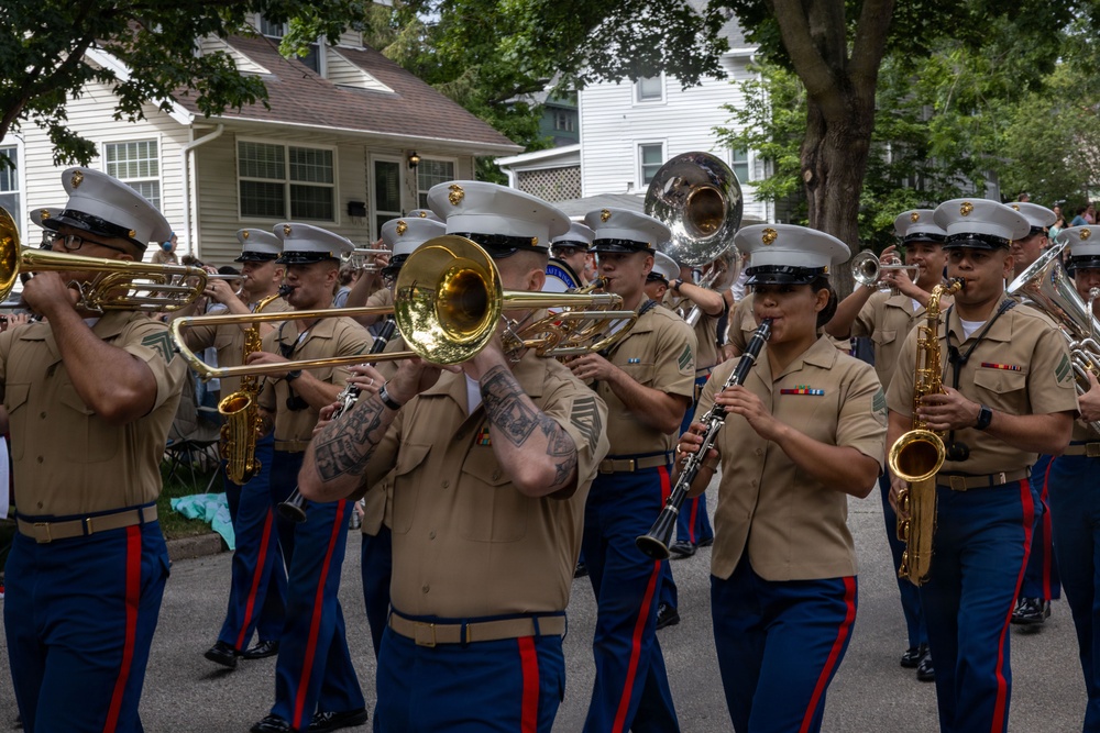 2nd MAW Band performs at the Sturgis Falls celebration