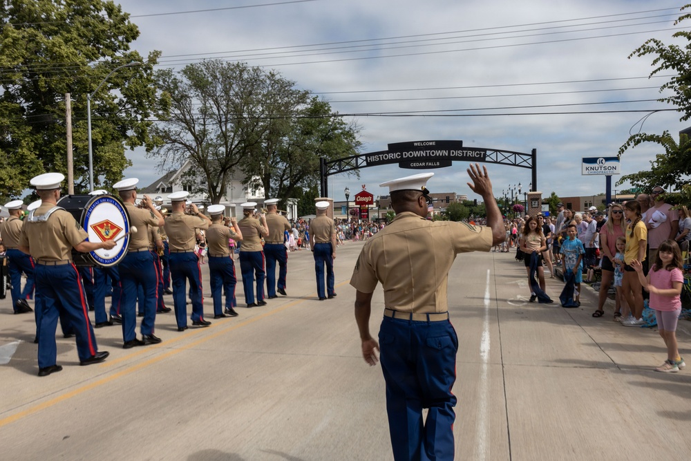 2nd MAW Band performs at the Sturgis Falls celebration