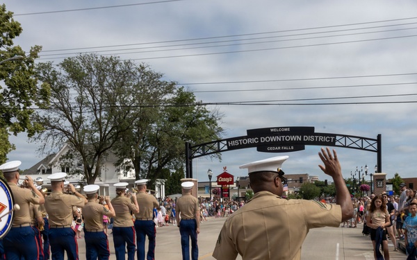 2nd MAW Band performs at the Sturgis Falls celebration