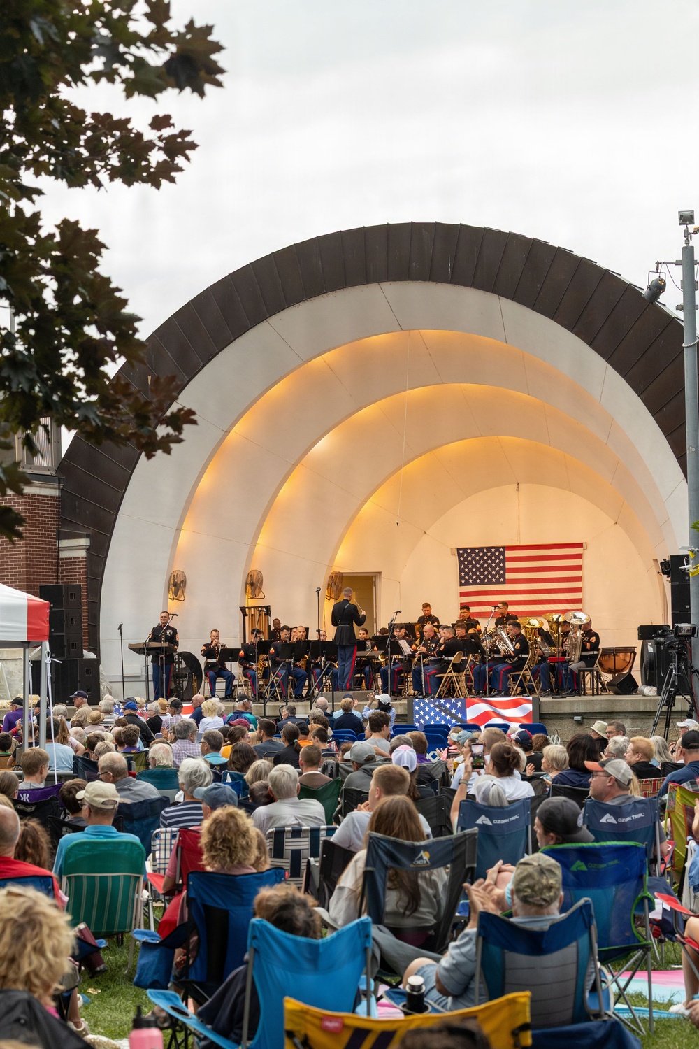 2nd MAW Band performs at the Sturgis Falls celebration
