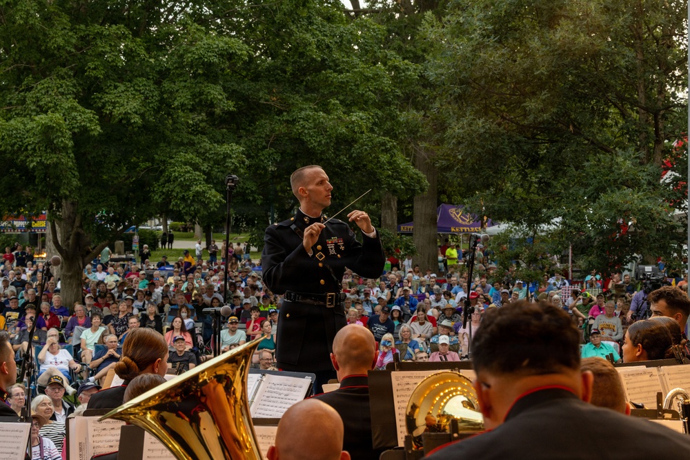 2nd MAW Band performs at the Sturgis Falls celebration