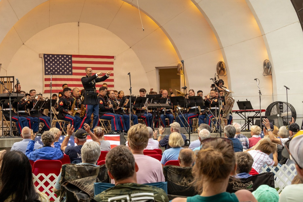 2nd MAW Band performs at the Sturgis Falls celebration