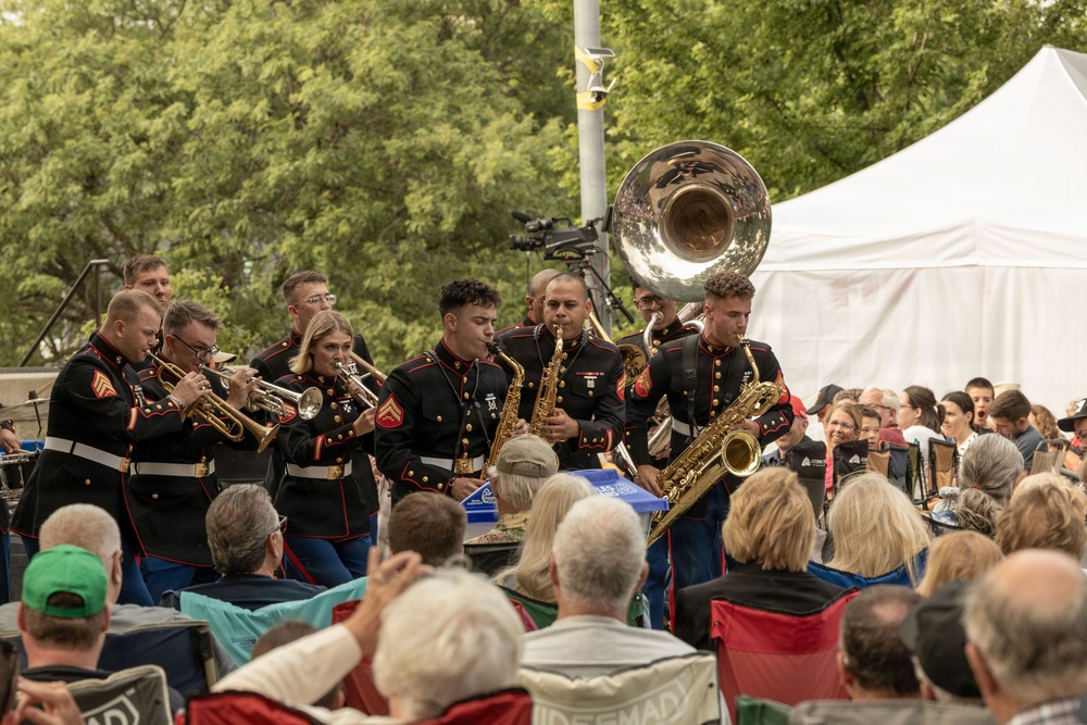 2nd MAW Band performs at the Sturgis Falls celebration