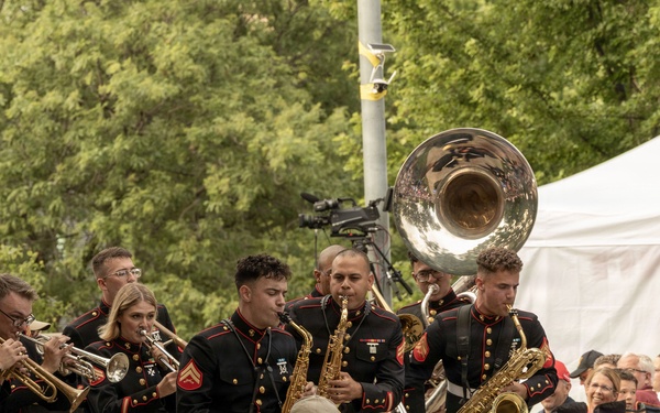 2nd MAW Band performs at the Sturgis Falls celebration