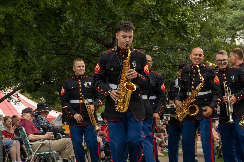 2nd MAW Band performs at the Sturgis Falls celebration
