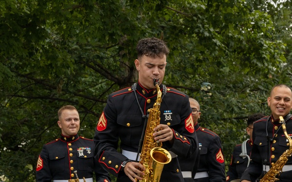 2nd MAW Band performs at the Sturgis Falls celebration