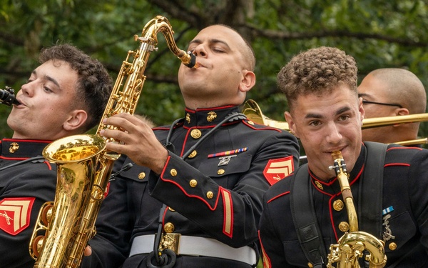 2nd MAW Band performs at the Sturgis Falls celebration