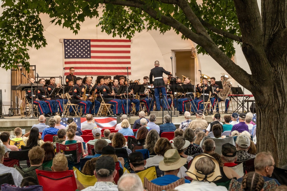 2nd MAW Band performs at the Sturgis Falls celebration