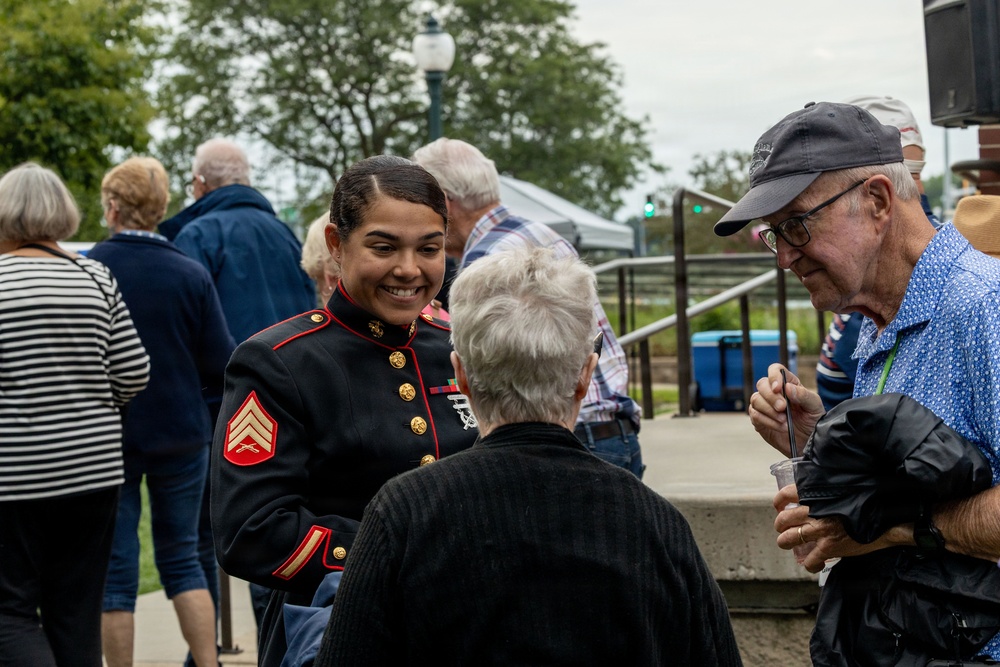 2nd MAW Band performs at the Sturgis Falls celebration