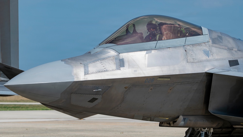 F-22 Raptor Demo Team arrives for Freedom 250 celebration