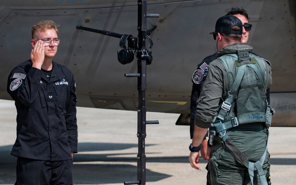 F-22 Raptor Demo Team arrives for Freedom 250 celebration