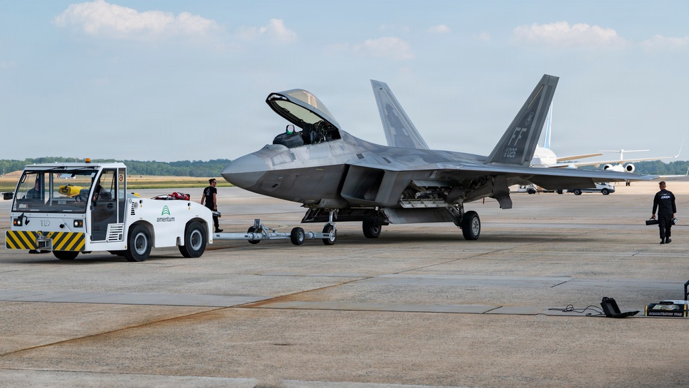 F-22 Raptor Demo Team arrives for Freedom 250 celebration