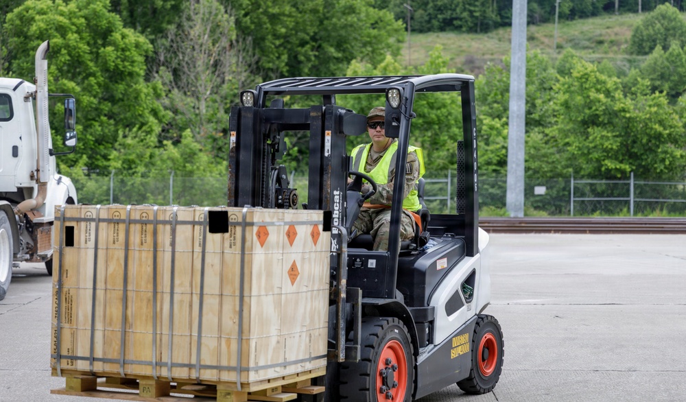 Driving A Forklift