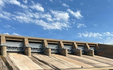 Dewatering for dam safety inspection at Canton lake