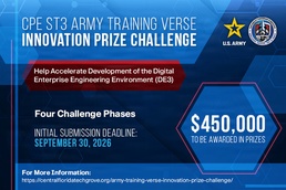 CPE ST3 'Army Training Verse' Innovation Prize Challenge