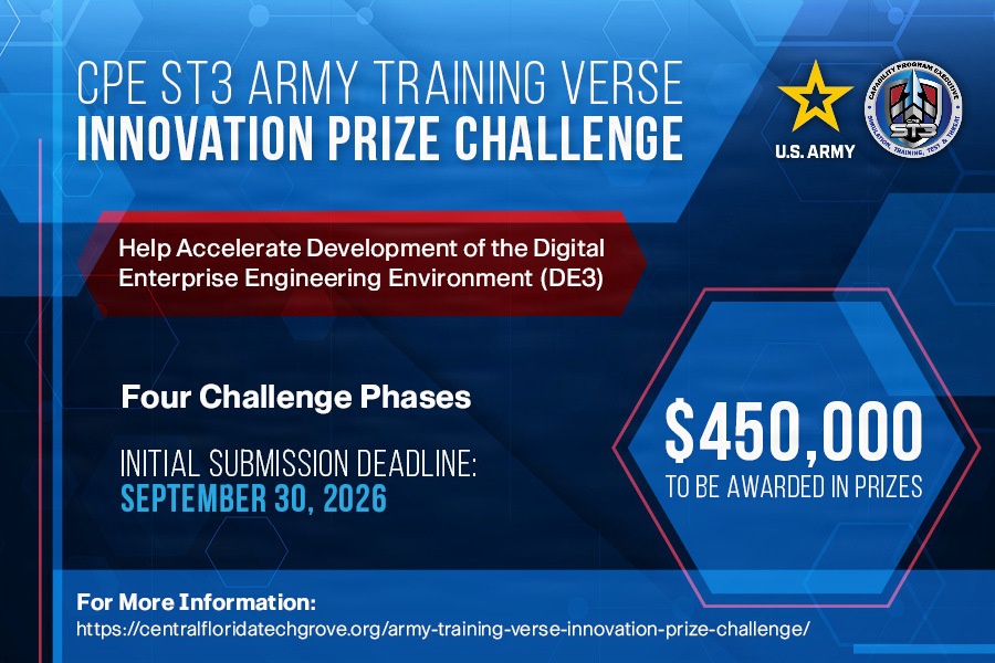 CPE ST3 'Army Training Verse' Innovation Prize Challenge