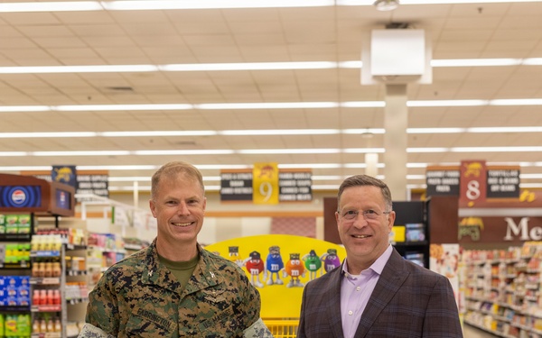Mr. William G. Fitzhugh Visits the MCAS New River Commissary