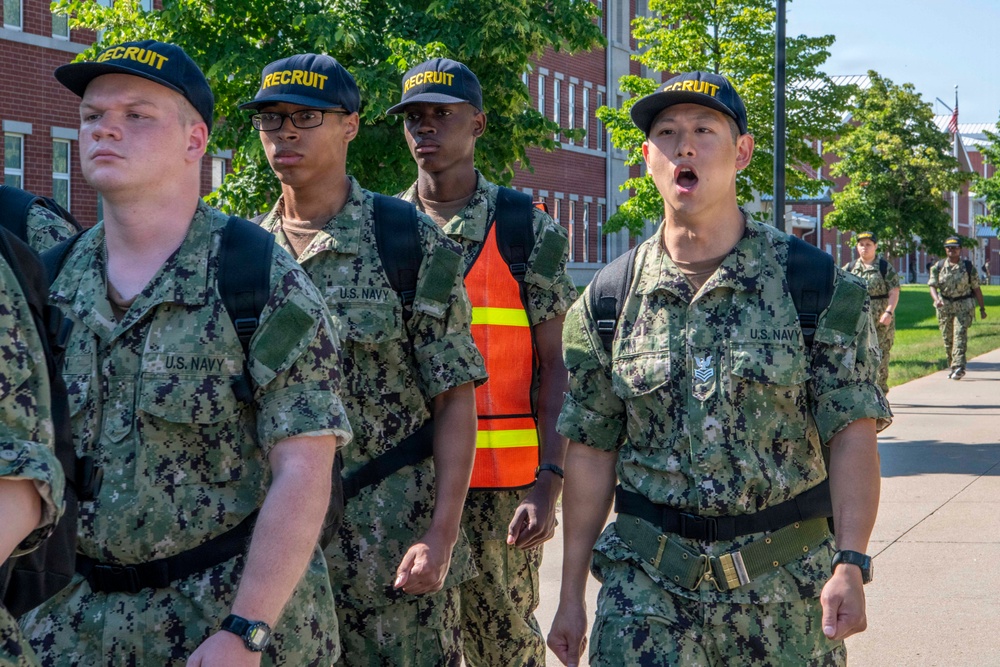 Recruits of Recruit Training Command