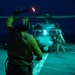 USS Mount Whitney Conducts Night Flight Ops