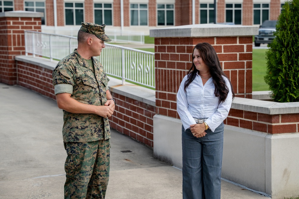 2nd Marine Aircraft Wing, Mrs. Alura Acosta named the Marine Corps' Safety Excellence Award Civilian Safety Professional of the Year