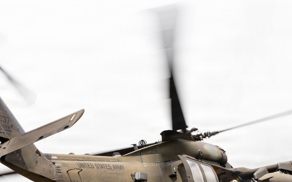 Joint Task Force - Bravo conducts a Sling Load operation to assist local Panamanian community