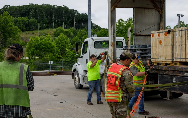 Unloading A Truck
