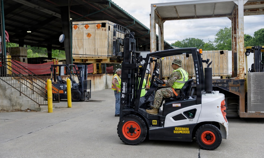 1032nd Transportation Company Supporting Operation Patriot Press