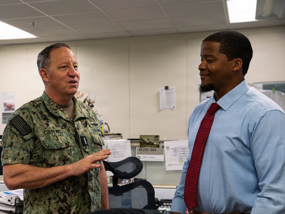 Chief of Naval Personnel visits N10
