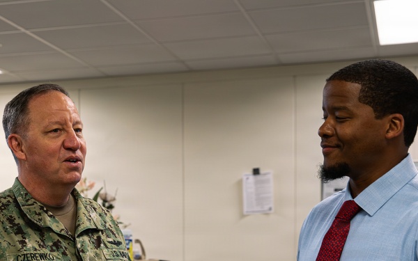 Chief of Naval Personnel visits N10