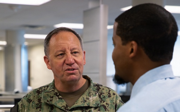 Chief of Naval Personnel Visits N10