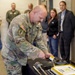 Cutting the Army Birthday Cake