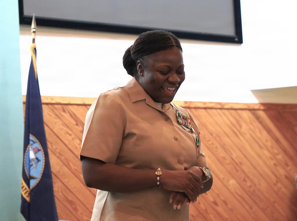 Promotion ceremony at NWS Yorktown