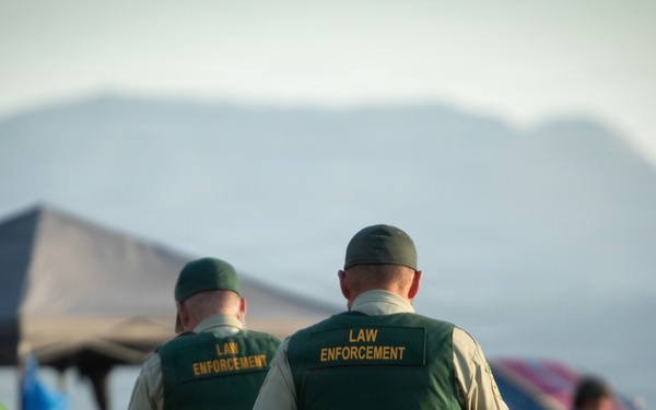 Law Enforcement on Duty for Beach Patrol